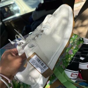 Toms White Canvas Sneakers